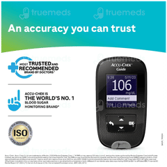 Accu Chek Guide Wireless Blood Glucose Monitoring System 1 With 10 Test Strips Free
