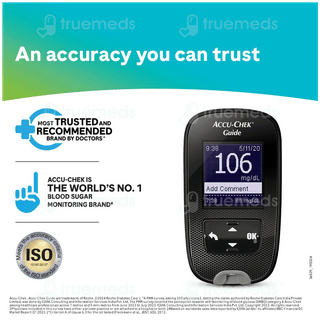Accu Chek Guide Wireless Blood Glucose Monitoring System 1 With 10 Test Strips Free