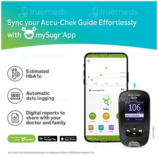 Accu Chek Guide Wireless Blood Glucose Monitoring System 1 With 10 Test Strips Free
