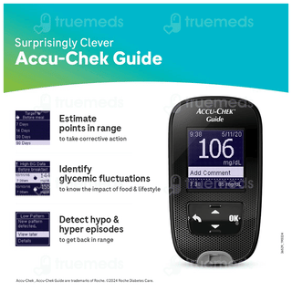 Accu Chek Guide Wireless Blood Glucose Monitoring System 1 With 10 Test Strips Free