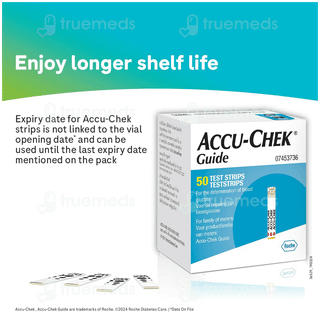 Accu Chek Guide Wireless Blood Glucose Monitoring System 1 With 10 Test Strips Free