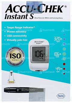 Accu Chek Instant S Blood Glucose Meter Kit 1 With 10 Test Strips Free Accu Chek Instant S Blood Glucose Meter Kit 1 With 10 Test Strips Free
