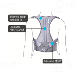 Vissco Posture Aid 0807 Grey Medium 1
