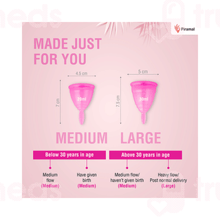 I Activ Menstrual Cup Large With Jute Bag 1