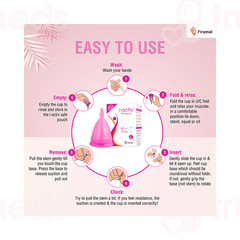 I Activ Menstrual Cup Large With Jute Bag 1