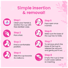 I-activ M Menstrual Cup With Free Sterilizer Case 1