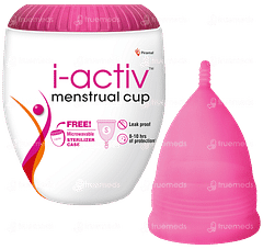 I Activ Menstrual Cup Small With Jute Bag 1
