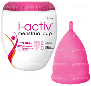 I Activ Menstrual Cup Small With Jute Bag 1