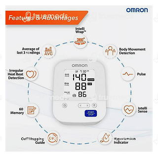 Omron White Hem 7156 Bp Monitor (bp Machine) 1