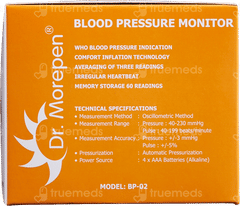 Dr Morepen Bp 02 Automatic Bp Monitor 1