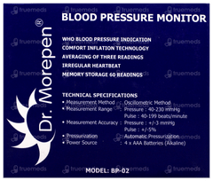 Dr Morepen Bp 02 Automatic Bp Monitor 1