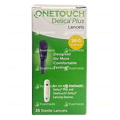 Onetouch Delica Plus 30 G Lancets 25