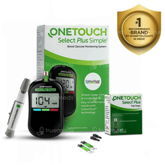 Onetouch Select Plus Simple Glucometer With 10 Strips Free Kit 1 Onetouch Select Plus Simple Glucometer With 10 Strips Free Kit 1