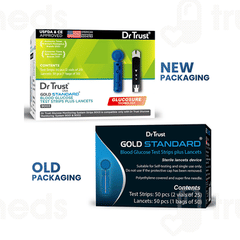 Dr Trust Usa Gold Standard Glucometer 50 Test Strips Plus 50 Lancets 1