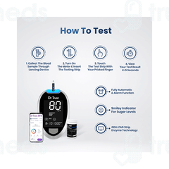 Dr Trust Usa Gold Standard Glucometer 50 Test Strips Plus 50 Lancets 1