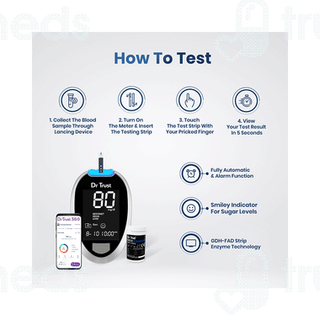 Dr Trust Usa Gold Standard Glucometer 50 Test Strips Plus 50 Lancets 1