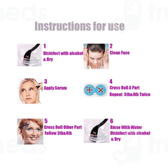 Elmask 0.5 Drs Titanium 540 Microneedle Derma Roller 1