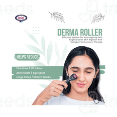 Crescent Derma Roller 1.0 Mm Black 1