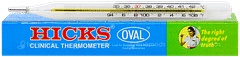 Hicks Oval Clinical Thermometer 1