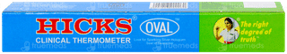 Hicks Oval Clinical Thermometer 1