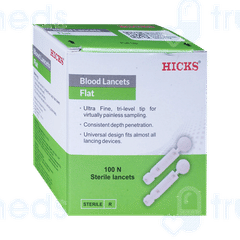 Hicks Flat Blood Sterile Lancets 100