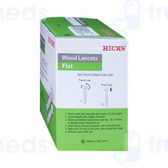 Hicks Flat Blood Sterile Lancets 100