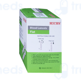 Hicks Flat Blood Sterile Lancets 100