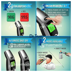Dr Trust Usa Infra Red Forehead Temporal Artery 603 Thermometer 1