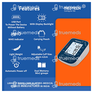 Medtech Bp 09n Novacheck With Backlight Bp Monitor 1