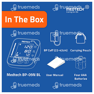 Medtech Bp 09n Novacheck With Backlight Bp Monitor 1