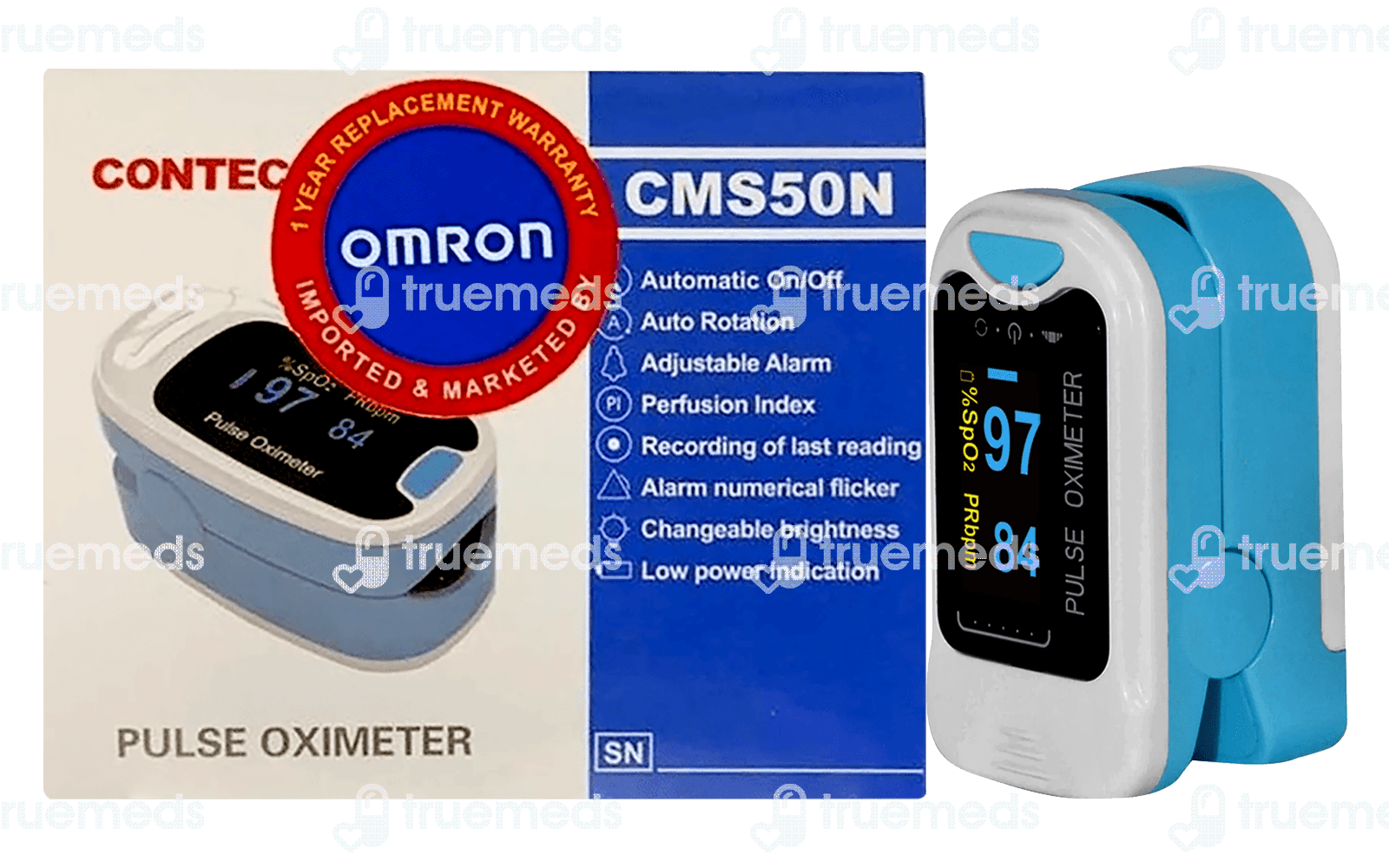 Omron Cms50n Contec Pulse Oximeter 1 Uses, Side Effects, Dosage