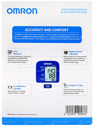 Omron Hem 7124 Automatic Blood Pressure Monitor 1