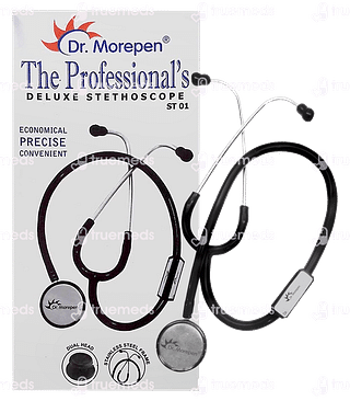 Dr Morepen St01 Deluxe Stethoscope 1