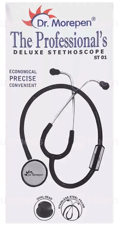Dr Morepen The Professionals St01 Deluxe Stethoscope 1