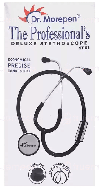 Dr Morepen The Professionals St01 Deluxe Stethoscope 1