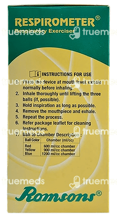 Romsons Respirometer Respiratory Multicolor 1