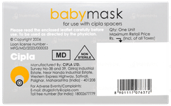 Baby Mask For Use With Cipla Spacer 1