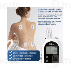 Dr Physio Electrical Nerve Stimulation Pulse Digital Massager White Machine 1