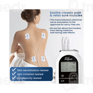Dr Physio Electrical Nerve Stimulation Pulse Digital Massager White Machine 1