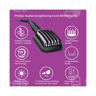 Philips Bhh 880/10 Black Hair Straightener 1
