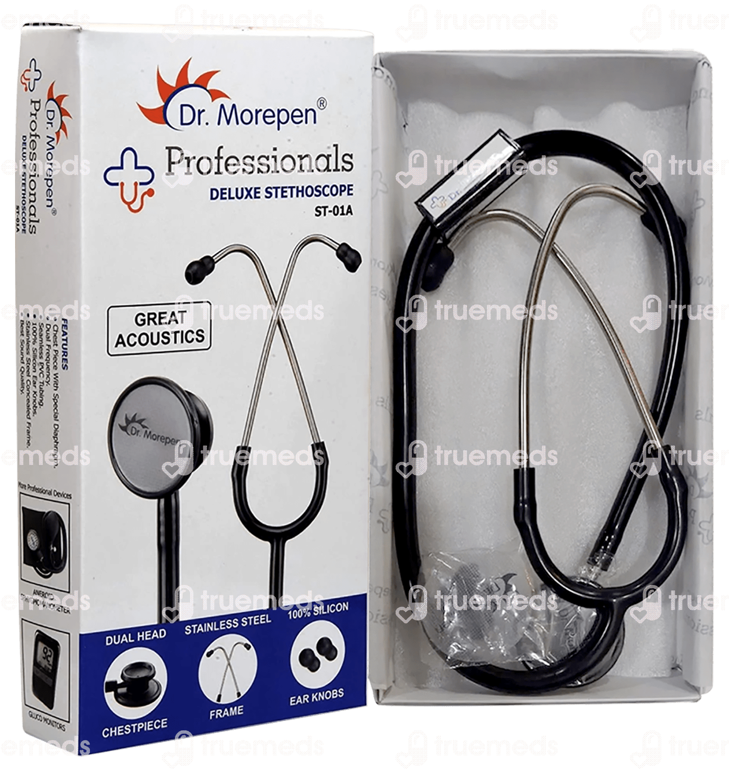 Dr Morepen St01a Deluxe Stethoscope 1 Uses, Side Effects, Dosage