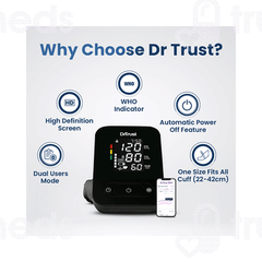 Dr Trust Smart 101 Black Blood Pressure Monitor 1