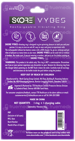 Skore Vybes Rechargeable Vibrating Ring For Him & Her 1