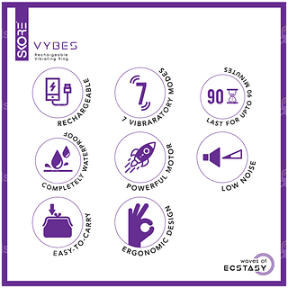 Skore Vybes Rechargeable Vibrating Ring For Him & Her 1