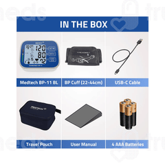 Medtech Bp 11 Novacheck With Backlight Bp Monitor 1