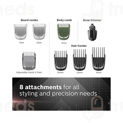 Philips Mg3710/65 9 In 1 Multi Grooming Kit Black 1 Philips Mg3710/65 9 In 1 Multi Grooming Kit Black 1