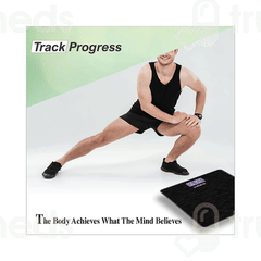 Healthgenie 3378 Brushed Black Electronic Digital Weighing Machine 1