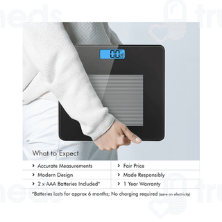 Healthsense Dura Glass Ps 115 Black Digital Weighing Machine 1
