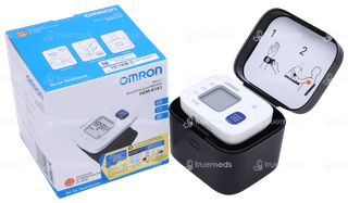 Omron Hem 6161 White Fully Automatic Wrist Blood Pressure Monitor Machine 1