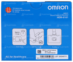 Omron Hem 6161 White Fully Automatic Wrist Blood Pressure Monitor Machine 1